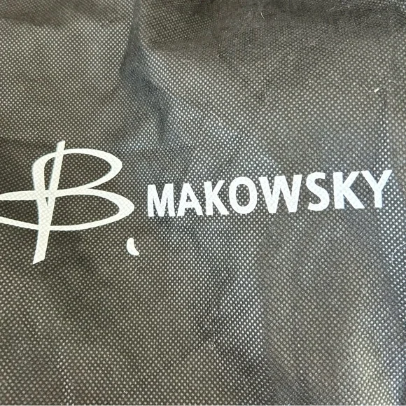 B. Makowsky Black Leather Bag - never used - Picture 9 of 9